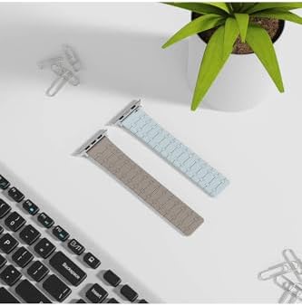- 7/8/9 45mm ile Uyumlu Kordon Şerit Çizgi İnce Dizayn Magnetik Strap 111