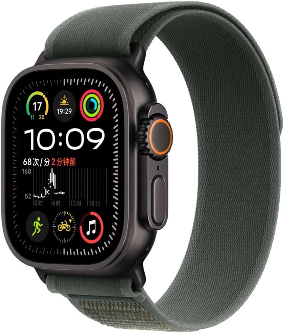- ile uyumlu 44/45/46/49mm Kordon Trail Kordon 2/3/4/5/6/se/7/8/9/10/11/ultra - Yeşil