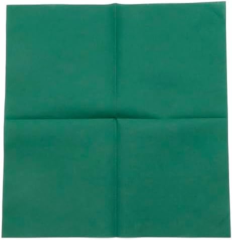 Airlaid Peçete 40x40 cm (Açık Ölçü) – 20x20 cm Katlı, 50’li Paket, Kumaş Dokulu, Hijyenik, Premium Sofra Peçetesi (Yeşil)