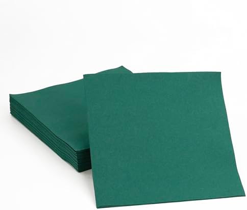 Alternative view of Airlaid Peçete 40x40 cm (Açık Ölçü) – 20x20 cm Katlı, 50’li Paket, Kumaş Dokulu, Hijyenik, Premium Sofra Peçetesi (Yeşil)