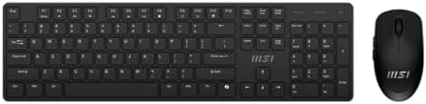 Alternative view of MSI GG FORGE K200 W COMBO TR 2.4GHz WIRELESS, 600mAH Lithium battery. Mouse; Pixart Optical Sensor, 1600 DPI