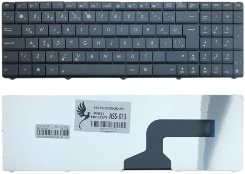Alternative view of Asus A52F, F50Q, G53S, K53E Notebook İle Uyumlu Klavye, Siyah V.2