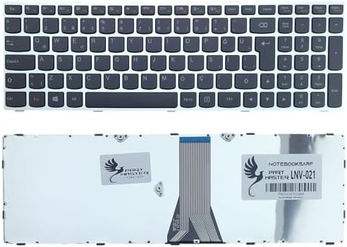 Z50-70, Z5070 Type 20354, 80E7 İle Uyumlu Klavye, Gümüş