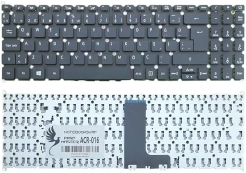 Acer Aspire 3 A315-23-R4Kb Nx.Hvtey.001 İle Uyumlu Klavye, Siyah