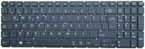 Satellite S55T-B, L50Dt-B, L70Dt-C İle Uyumlu Klavye, Siyah