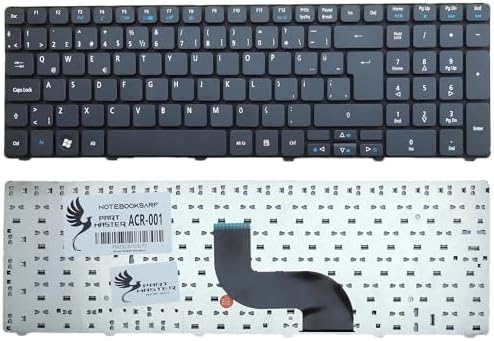 Alternative view of Acer E1-571-53234G50Mnks, 5542G-324G32Mnbb İle Uyumlu Klavye, Siyah