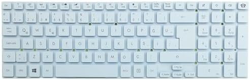 Alternative view of Acer Aspire E1-572G-34014G50Mnkk İle Uyumlu Klavye (Beyaz)