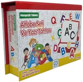 Alternative view of 4+ Yaş 162 Parça Manyetik Tablet Alfabe Seti ve Yazı Tahtası Eğitici ve Öğretici Aktivite Oyunu, SM-CA-OYUN-MANYETIK-ALFABE-5276
