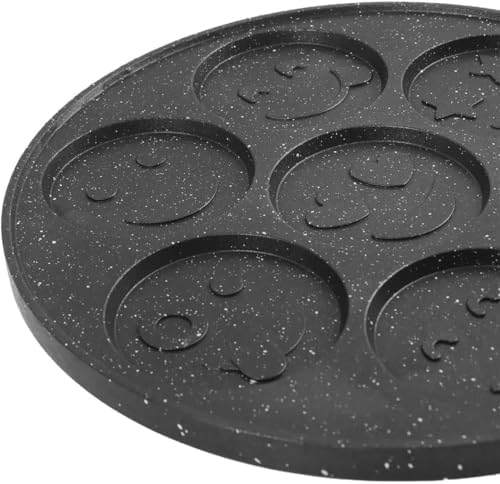 Alternative view of 27 Cm Döküm Granit Emojili Pancake Tavası | Yapışmaz Granit Kaplama ve Pancake Tavası | Dayanıklı ve Eşit Isı Dağılımlı Tava