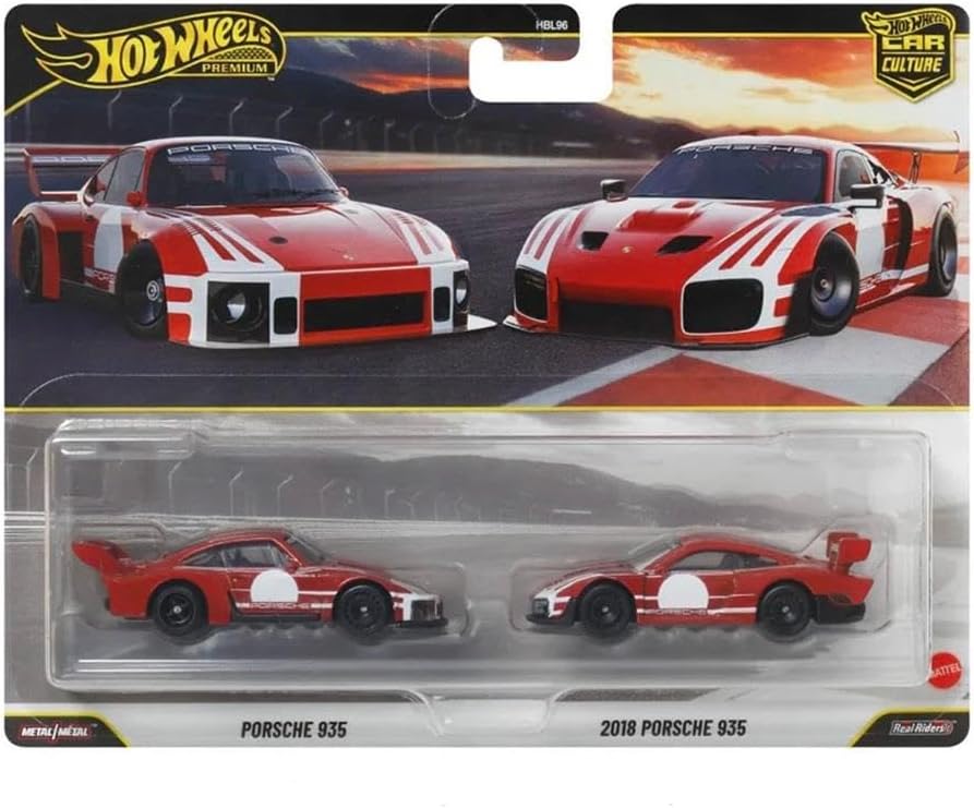 Alternative view of 1:64 Premium Car Culture 2'li Paket PORSCHE 935-2018 PORSCHE 935 HBL96 - JHW51