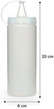 Alternative view of Sızdırmaz Şeffaf Kapaklı Yağlık Sosluk Şişesi Plastik Yağdanlık 400 ml AP-9028