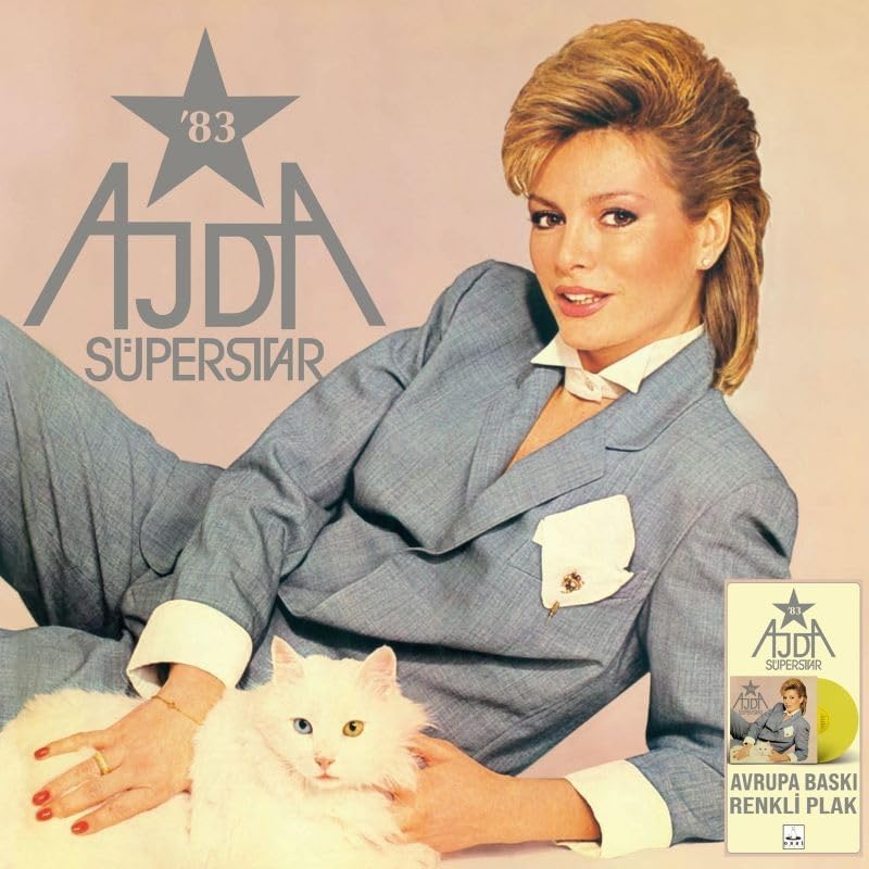 Alternative view of Ajda Pekkan Süperstar '83 Sarı Renkli Plak, Türk Pop Müzik Albümü LP