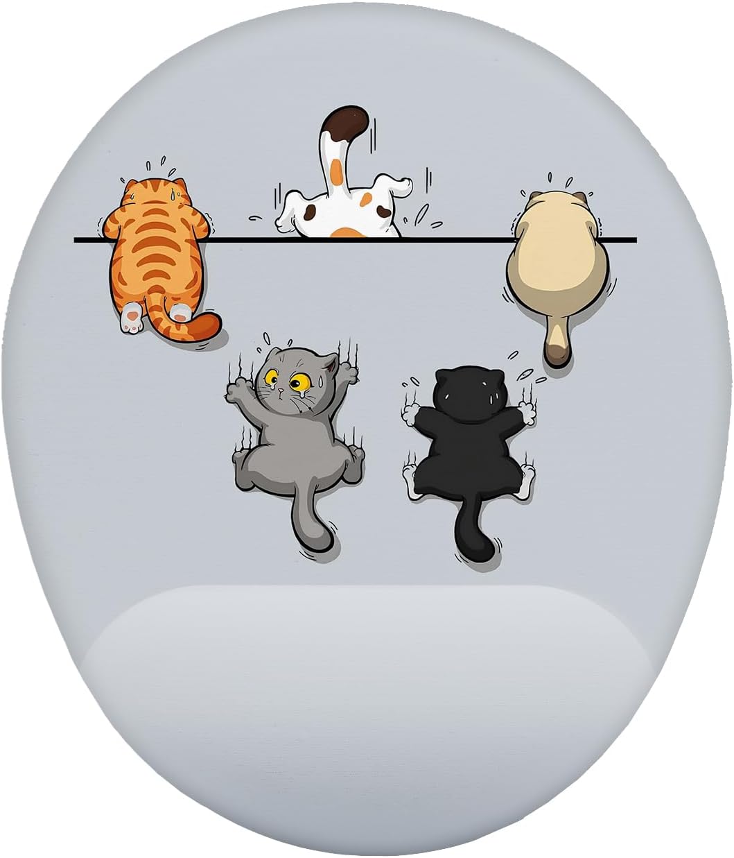 Alternative view of Yaramaz Kediler Bilek Destekli Mouse Pad