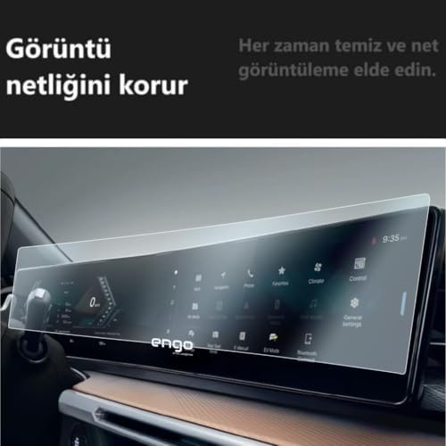 Actyon 12.3 inç Ekran Koruyucu Multimedya Gösterge