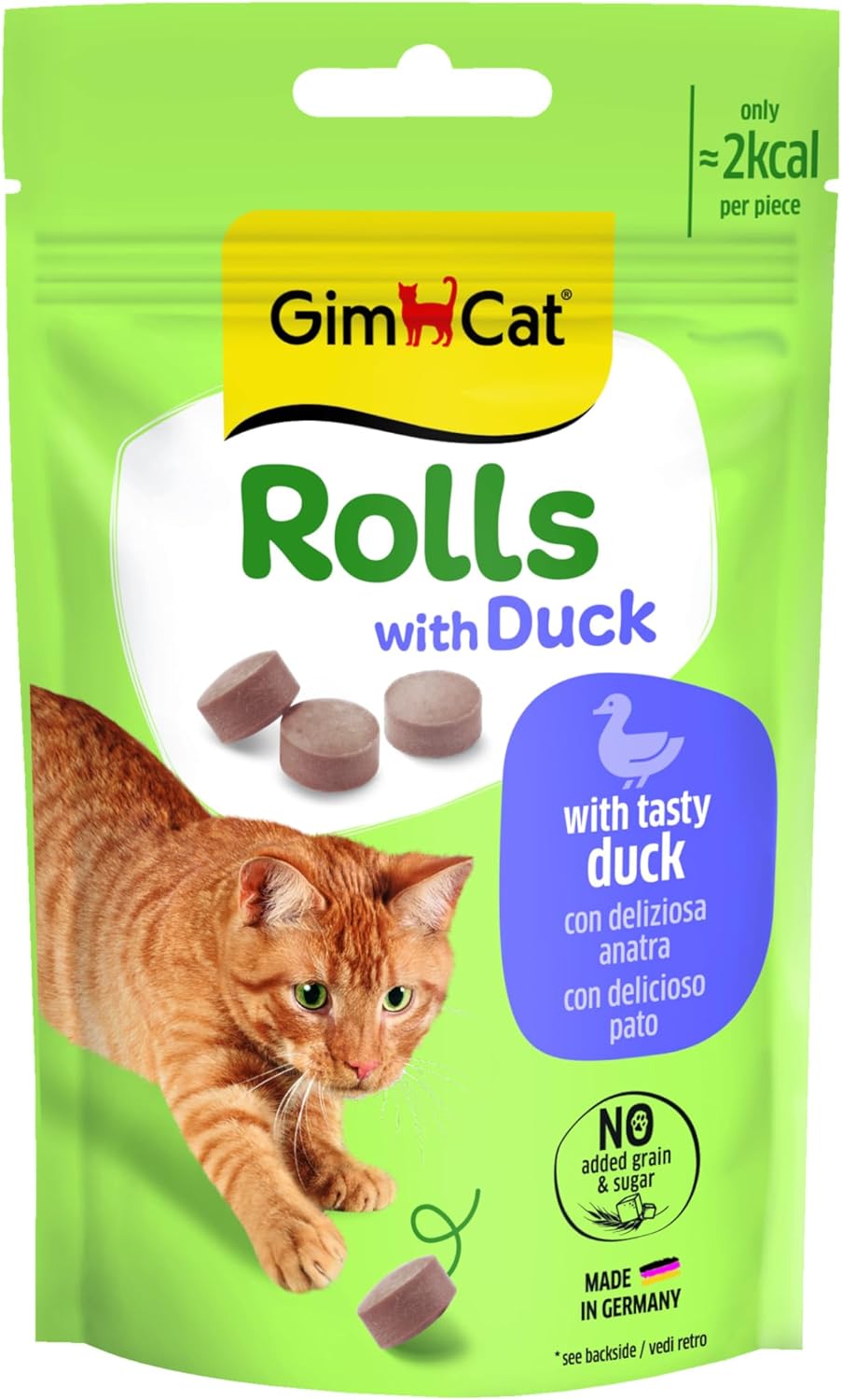 Alternative view of GimCat Rolls with (Ördekli) Kedi Ödül Tableti 50 gr