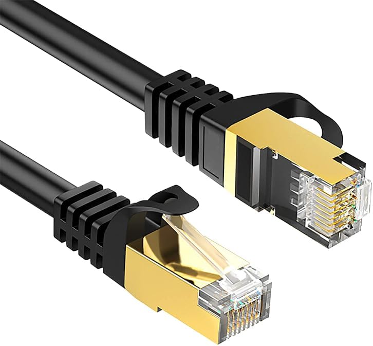 3684 1 Metre Metal Uçlu CAT7 10GBPS 600MHZ LAN ETHERNET KABLOSU - 26AWG BAKIR (1 Metre)