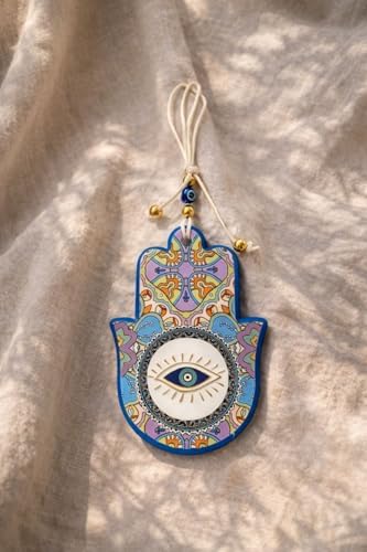 Alternative view of Nazar Boncuğu Fatma’nın Eli Duvar Süsü – El Evil Eye Dekoratif Askı | Ev, Ofis, Kapı Girişi için Koruyucu Şans Sembolü – Hediye