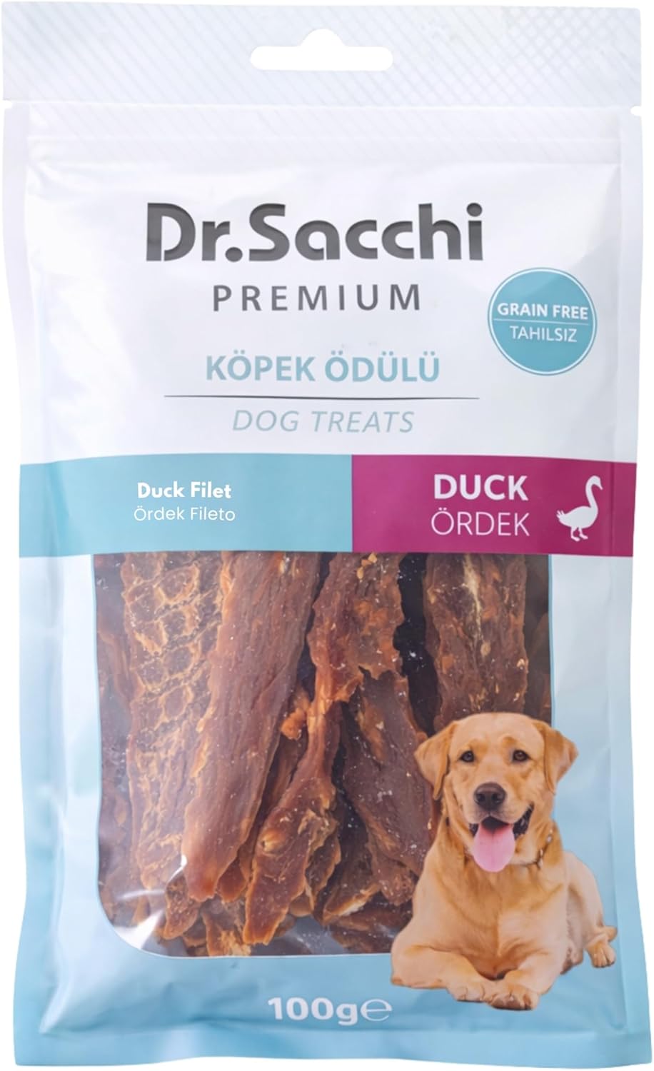 Alternative view of Dr.Sacchi Premium Ördekli Fileto Tahılsız Köpek Ödülü 100 Gr