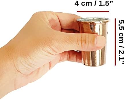 Alternative view of Bakır Shot Bardağı 30ml 4'lü Set
