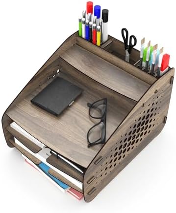 Alternative view of Medium Hexa Masaüstü Organizer Ceviz