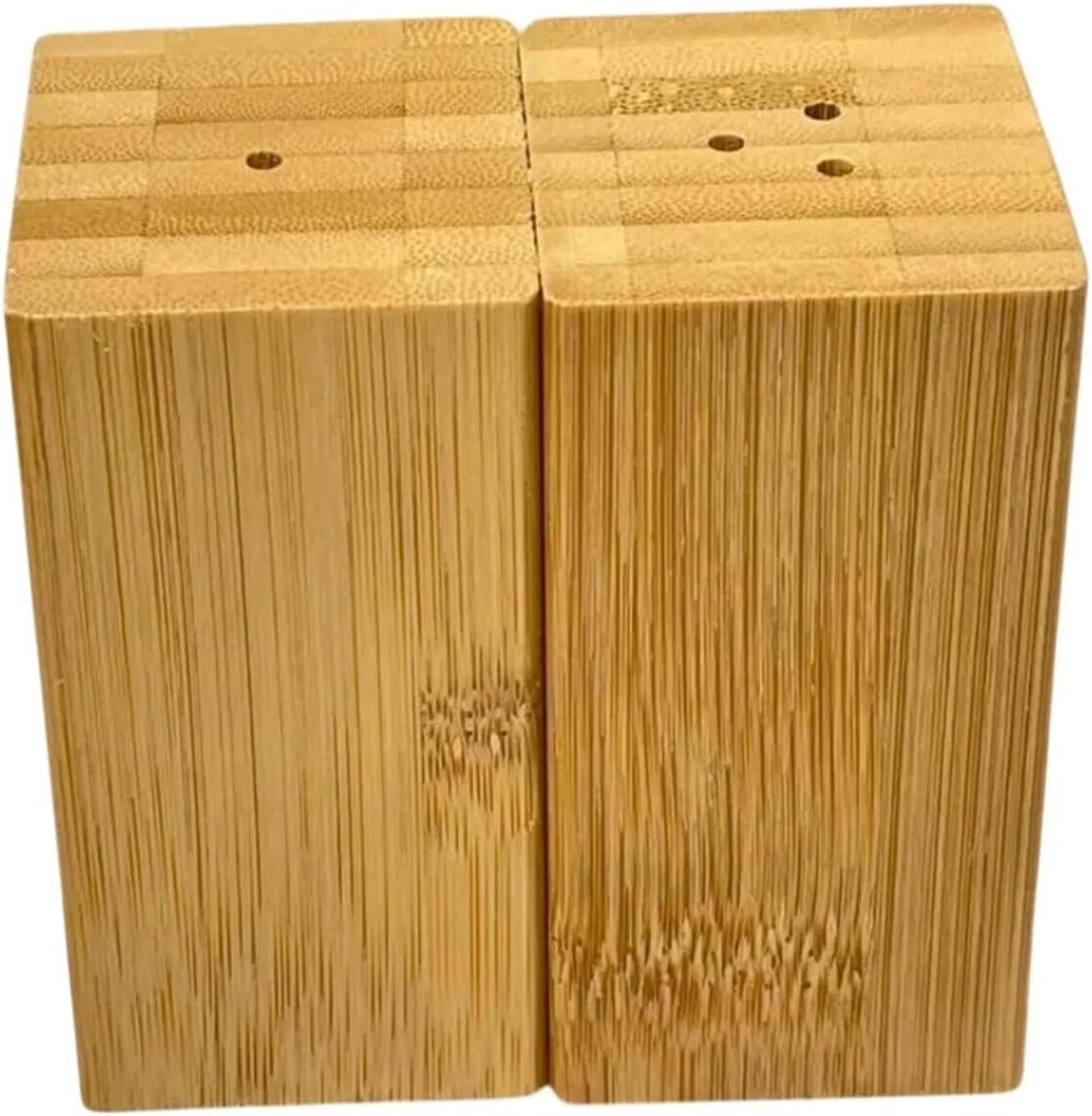 Alternative view of Bambu Kare Magnetli Tuzluk Karabiberlik Seti, Ahşap, Kahverengi, 2 Parça