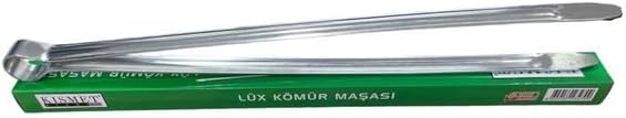 Kısmet Lüx Kömür Maşası – 38 cm Paslanmaz Çelik