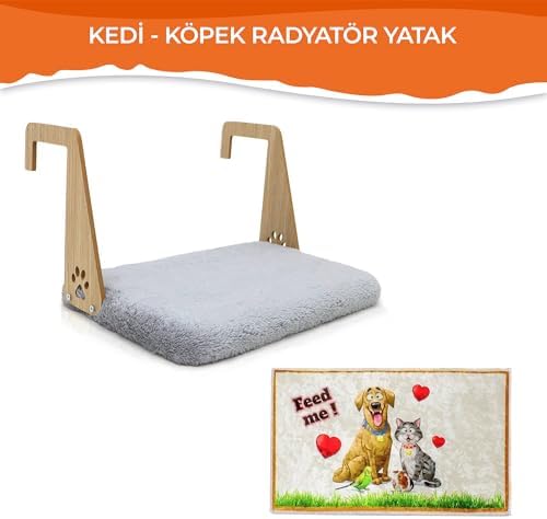 Alternative view of GOBYPET Peluş Kalorifer Petek Radyatör Yatağı – Geniş Tasarım, Kedi ve Köpek Uyumlu (Gri)