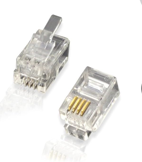 Qport Q-k4p4c Rj9-rj10-rj22 Telefon Soketi 100 Lü Paket