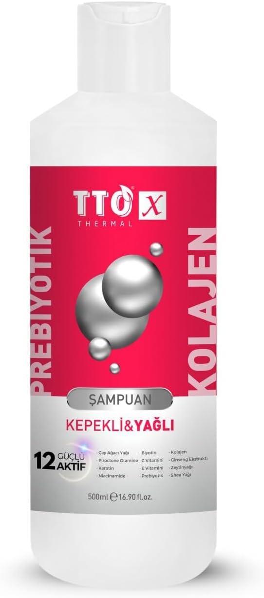 TTO X Kepekli ve Yağlı Saçlara Özel Şampuan Kolajen ve Prebiyotik