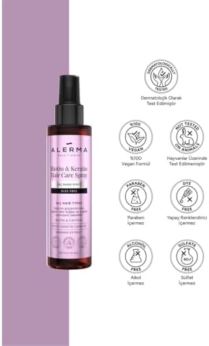 Biotin & Keratin Dökülme Karşıtı Saç Bakım Spreyi, 150 ml
