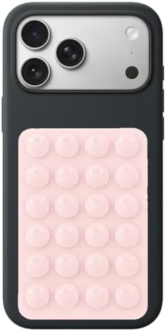 Alternative view of Dikdörtgen Vantuzlu Yapışkan Telefon Tutucu Taşınabilir Silikon Yumuşak Telefon Standı Geniş Kullanım Alanı Pudra