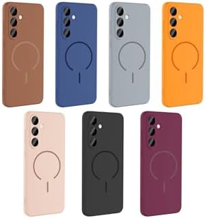 Alternative view of - Galaxy A56 ile uyumlu A36 - Kılıf Lansman MagSafe ile uyumlu Kamera Korumalı içi Kadife Yumuşak Silikon - Siyah