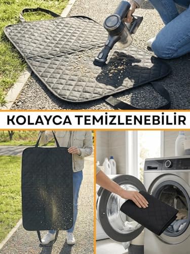 Alternative view of Beylini 2 Adet Araç Içi Koltuk Arkası Koruyucu Toz Engelleyici Suya Dayanıklı Şık Tasarım Oto Araba Koltuk Arkası Kılıfı 45X65 cm