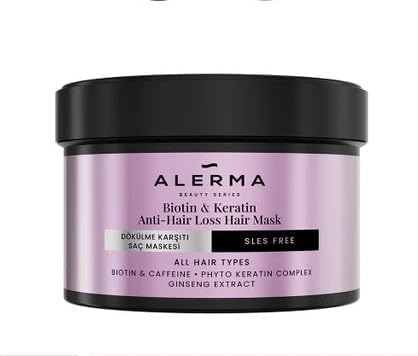 Biotin & Keratin Dökülme Karşıtı Saç Bakım Maskesi, 240 ML