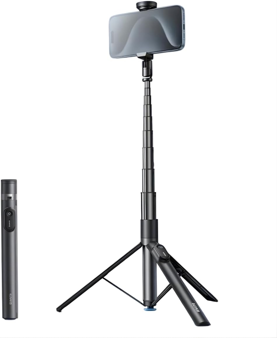 Alternative view of Otomatik Açılan Profesyonel 160cm Selfie Çubuğu +, 425gr, Bluetooth Uzaktan Kumanda, 360° Döner, Akıllı Telefonlar İçin Ayarlanabilir, Katlanabilir ve Hafif Seyahat İçin | RZP001