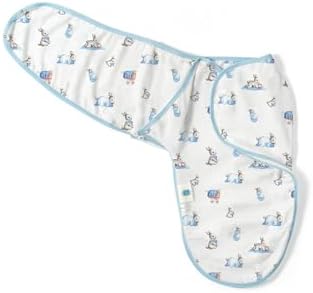DEUX LAPINS% 100 Pamuk Müslin Bebek Hazır Kundak – Bébé Lapin KNDK1018