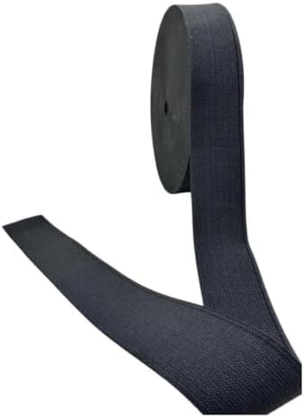 Alternative view of Siyah Yassı Bel Lastiği - Bel, Don ve Etek İçin Lastik, 10 Metre (1 cm Kalınlık)