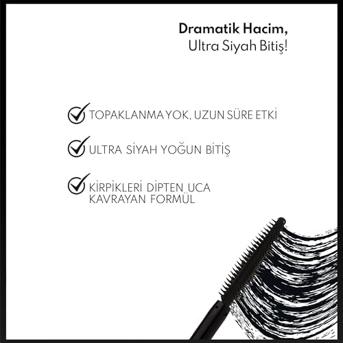 Alternative view of Cosmetics Hacim ve Takma Kirpik Etkili Maskara - Ultra Siyah