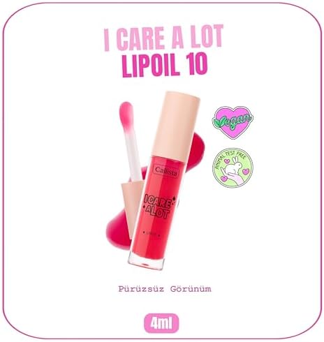 Alternative view of Callista I Care A Lot Lip Oil Nemlendirici ve Parlatıcı Dudak Bakım Yağı - 10 Sweetie Pink - Pembe