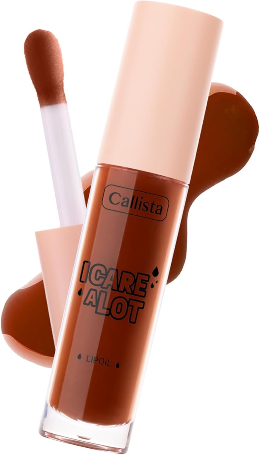 Callista I Care A Lot Lip Oil Nemlendirici ve Parlatıcı Dudak Bakım Yağı - 50 Milky Caramel - Kahverengi