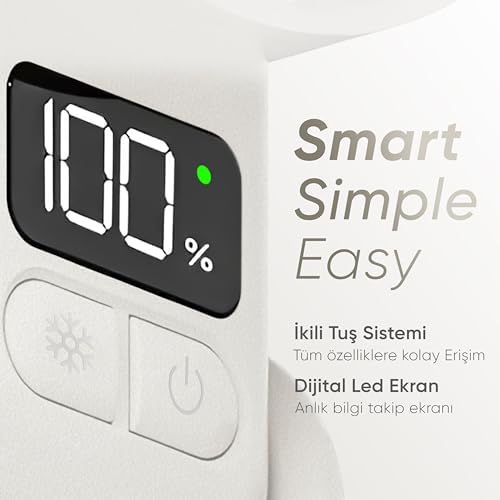 Alternative view of Airflow Pro Taşınabilir Mini Vantilatör - Buz Etkisi - Katlanabilir Tasarım ve Boyun Askılı - En Yüksek Hızda Bile 200 Dakika Kullanım Süresi