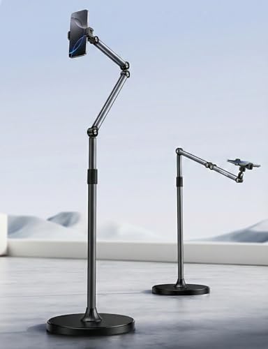 Alternative view of Jopree L58 | Profesyonel Ayarlanabilir Açılı Vlog/Canlı Yayın Tripodu 360° Döner Alüminyum Stand Silikon Kavrama, Yüksek Stabilite, Esnek Açı Ayarları, Telefon Tutucu, Vlog ve Canlı Yayın