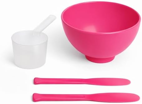 Alternative view of ALEXDELLO SİLİKONLU KIRILMAZ SAÇ BOYAMA VE MASKE KARIŞTIRMA KABI PEMBE RENK