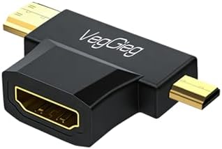 Mini HDMI/Micro HDMI Erkek to HDMI Dişi Dönüştürücü Adaptör