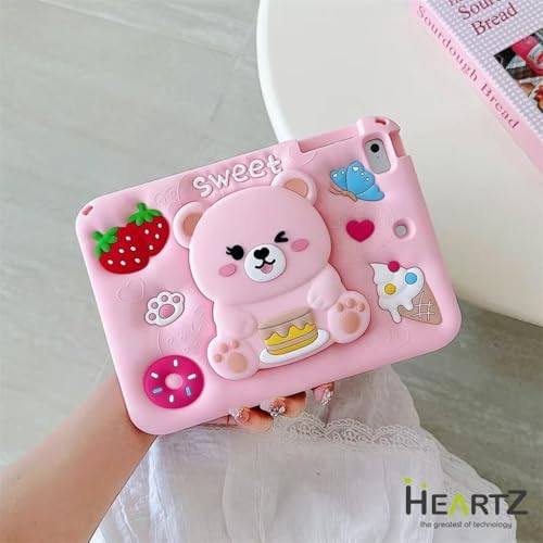 SWEET ASTRONOT Tablet Kılıfı Standlı Askılı Kalın Silikon Yapı Yüksek Koruma Stand Olması ile Kullanım kolaylığı Güvenlik Şıklık ve Kullanışlılık burada (SWEET PEMBE, ipad 11nesil a16)