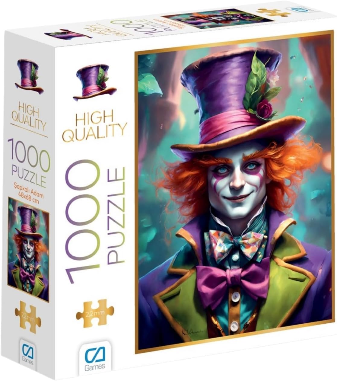 Alternative view of Şapkalı Adam 1000 Parça 2,2mm Kalınlık 48x68cm Profesyonel Hobi Puzzle Yapboz Serisi