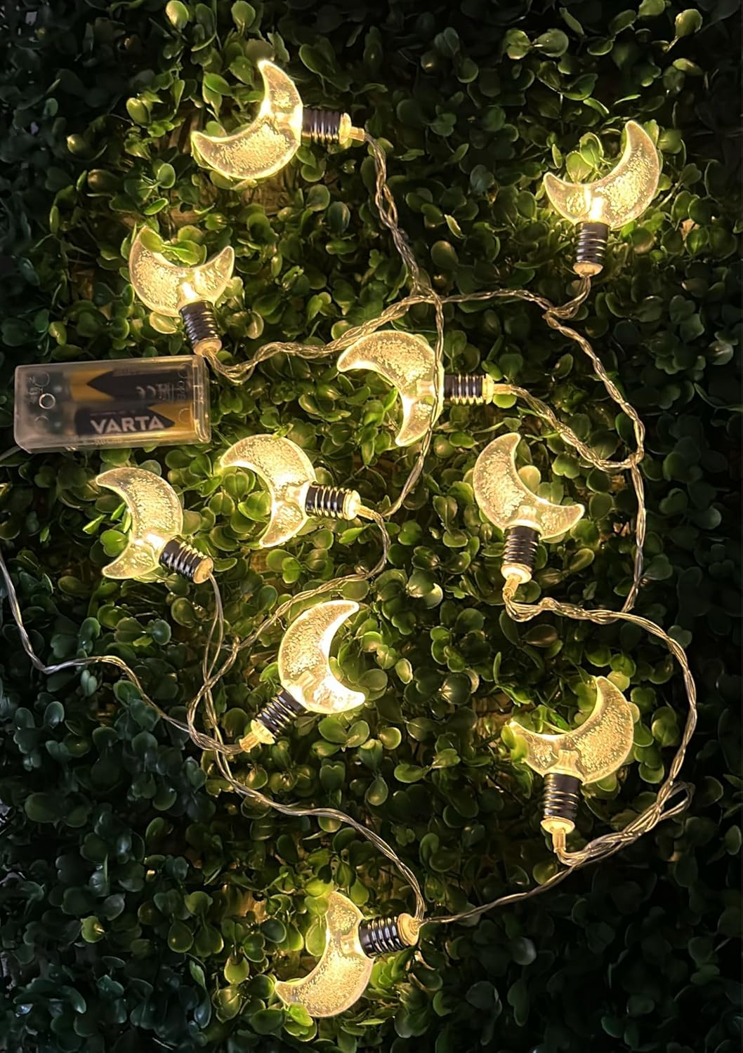 Alternative view of 2 Metre Pilli Ay Figürlü Ramazan LED Işık – Gün Işığı