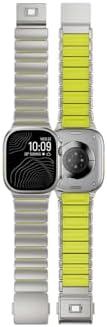 - 7 8 9 45 mm ile Uyumlu Titanyum Kordon Silikon İç Yüzey Hafif Premium Kayış