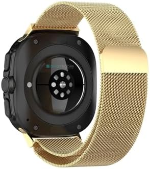 - Galaxy 8 40/44 mm ile Uyumlu Mıknatıslı Hasır Metal Örgü Kordon Milanese Kayış Orijinal Pim