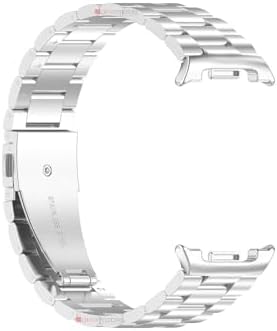 - Galaxy 8 46 mm ile Uyumlu Metal Kordon Premium Paslanmaz Çelik Kayış Baklalı Model